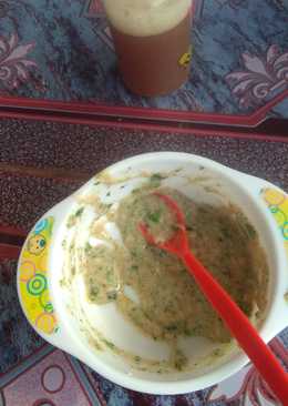 Bubur bayam tuna 8month