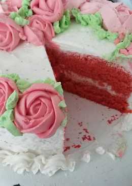 Red velvet cake kukus