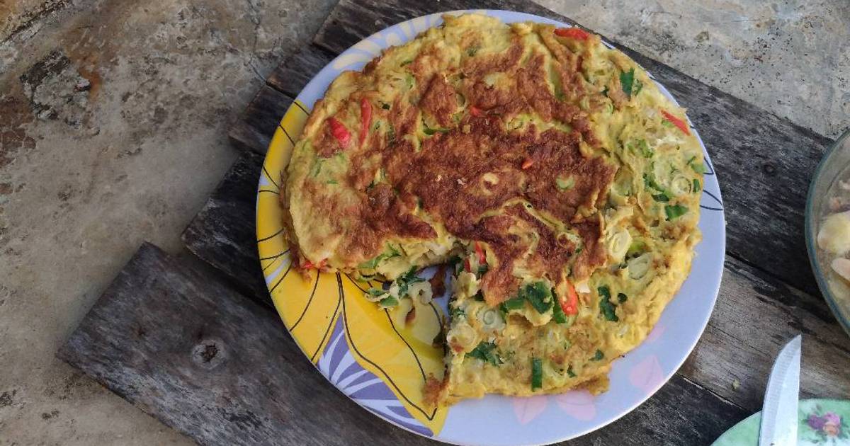 483 resep telur dadar tebal padang  enak dan sederhana 