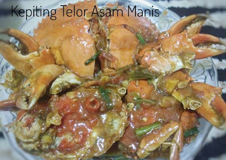 gambar untuk resep makanan Kepiting Ngendog Asam Manis Maknyuuuusss