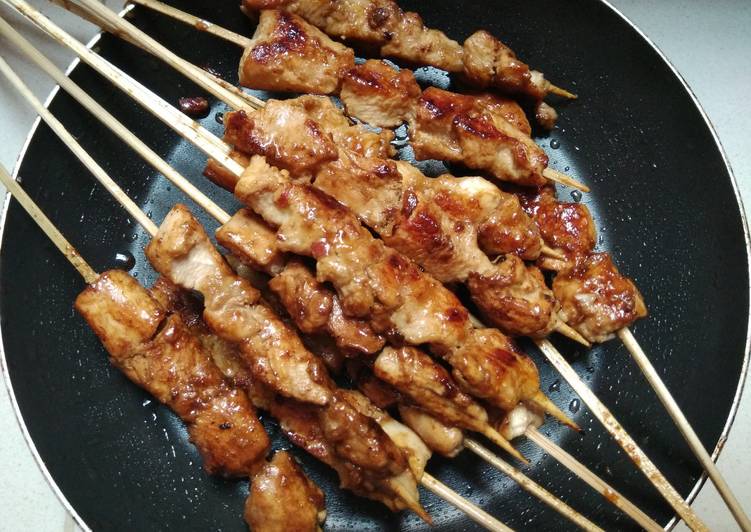 gambar untuk cara membuat Chicken Yakitori Simple