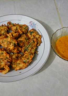 Pakora ayam sayur