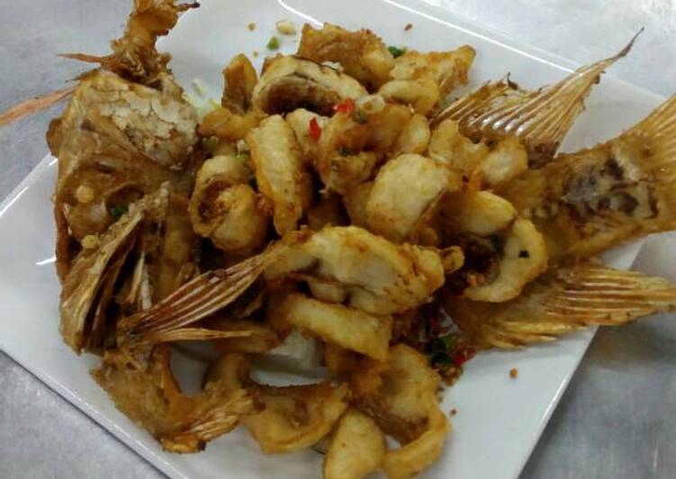 resep lengkap untuk Ikan emas goreng rempah ratus