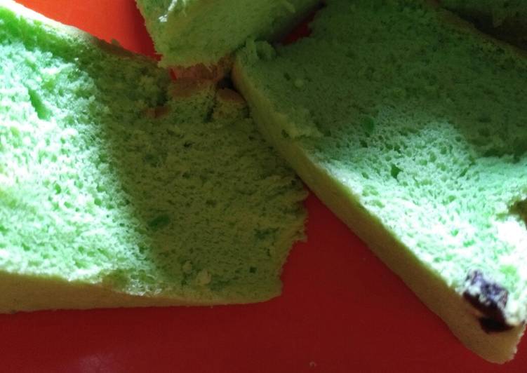 resep lengkap untuk Ogura pandan