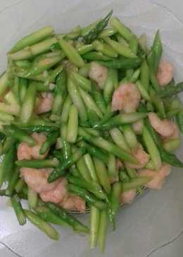 Tumis asparagus simple ga pake lama