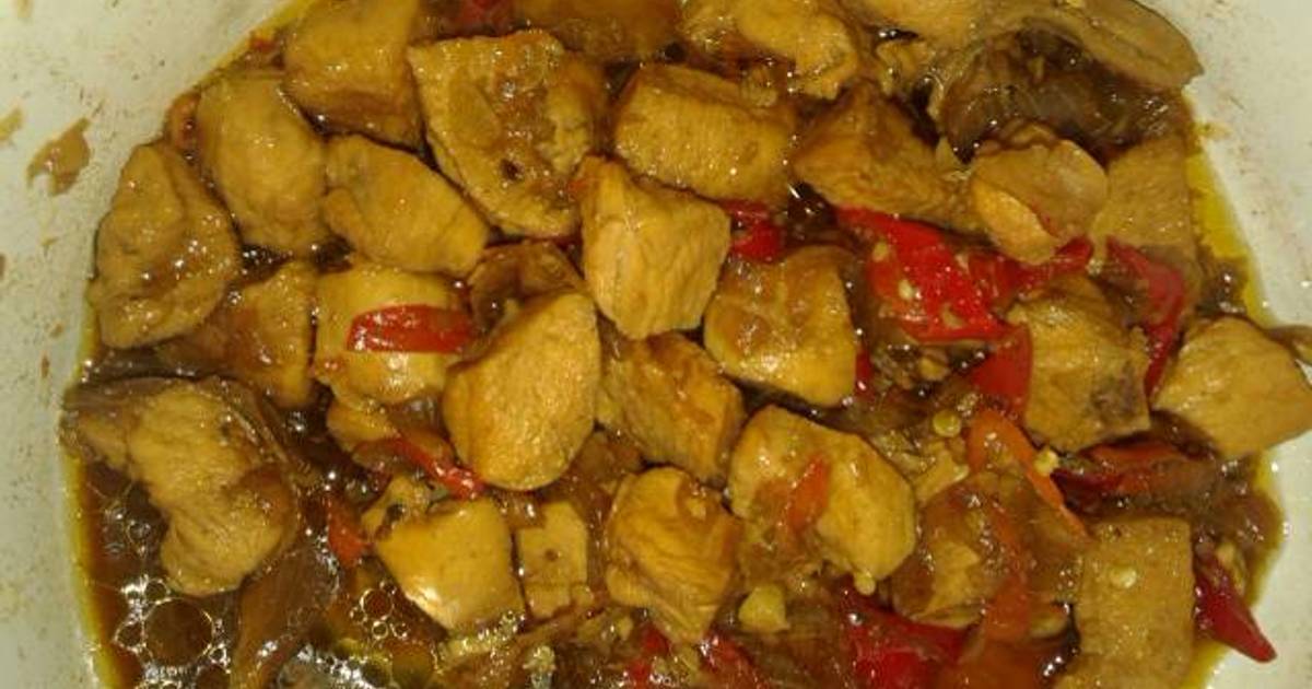 Resep Ayam kecap pedas ala dwi yuliani