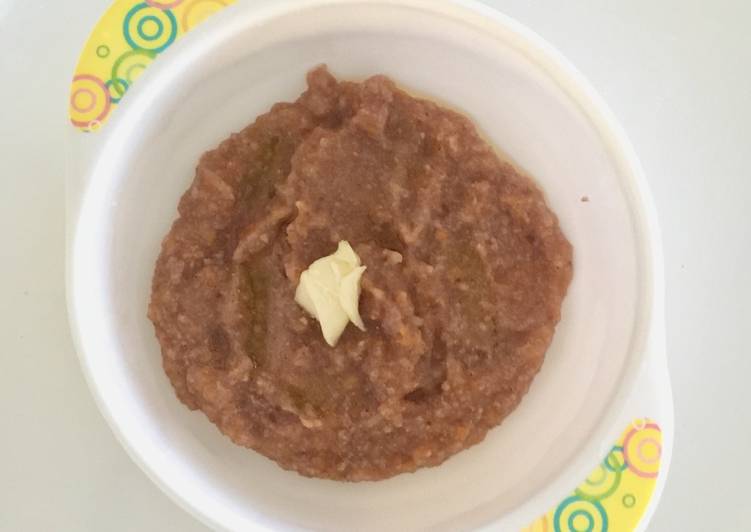 Menu mpasi 4 bintang, daging beras merah