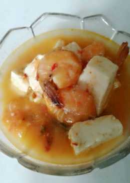 Tahu Udang Kuah Santan Pedas