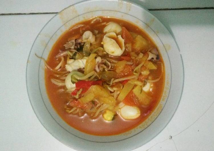 gambar untuk cara membuat Cumi asam pedas manis nyummy