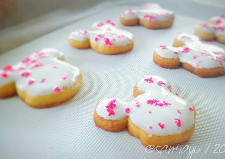 Resep MICKEY LEMON COOKIES, cemilan buat si kecil Kiriman dari Santi Ayu