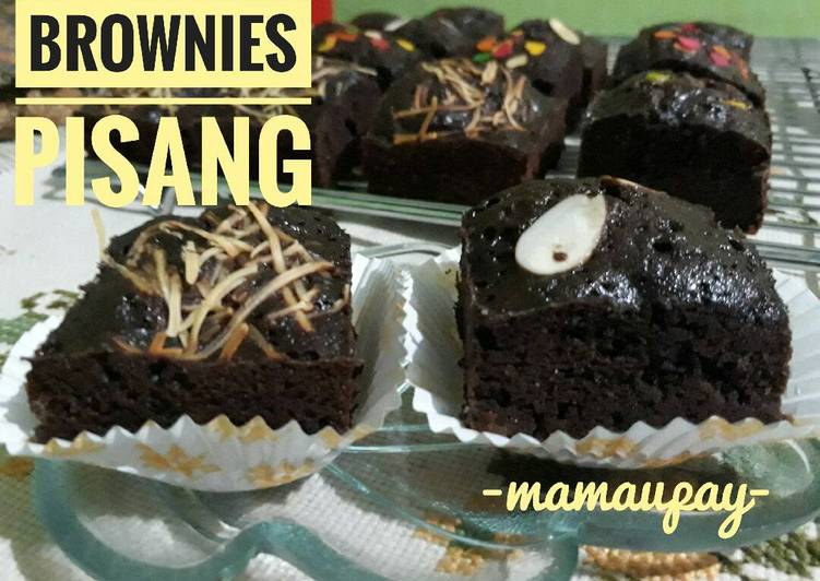 resep lengkap untuk Brownies Pisang Panggang