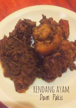 Rendang Ayam Daun Pakis