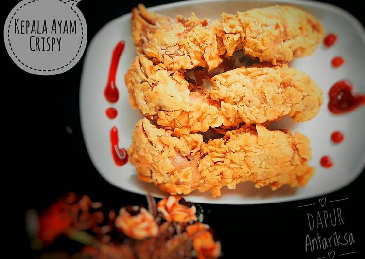 bahan dan cara membuat Kepala Ayam Crispy ala KFC