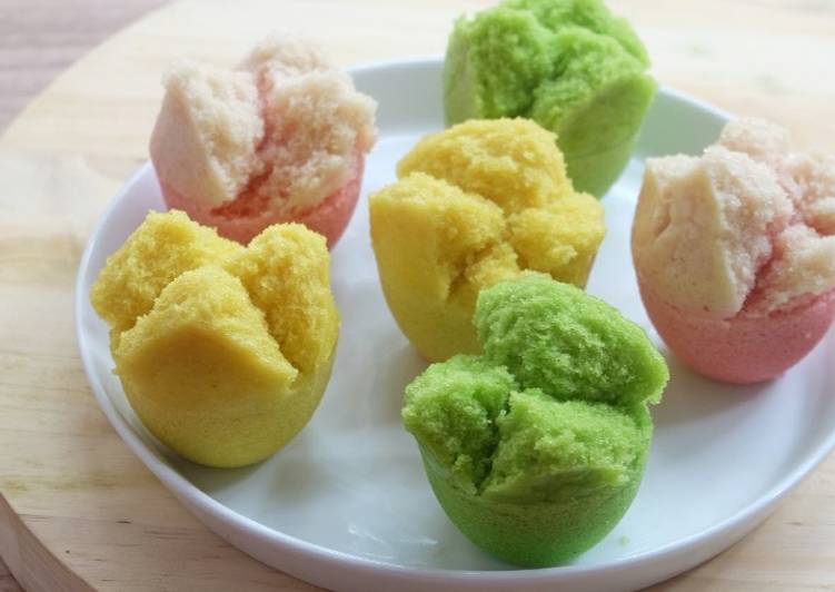 resep masakan Kue Mangkok Mekar / Apem Tepung Beras