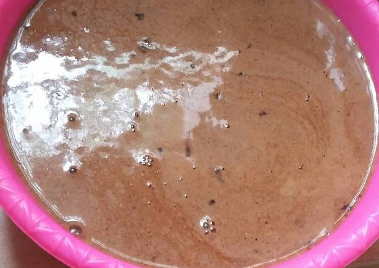 gambar untuk cara membuat Puding coklat susu milo yummy