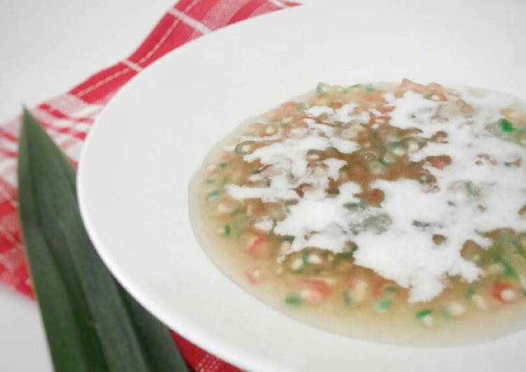 Resep Bubur sagu homemade aka jenang delima (#PR_buburmanis) Kiriman
dari yantie