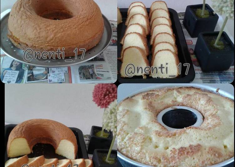 gambar untuk cara membuat Sponge Cake #BeraniBaking