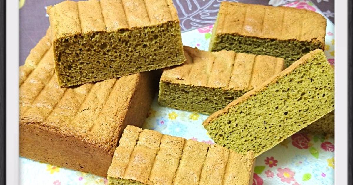 Resep Matcha sponge cake