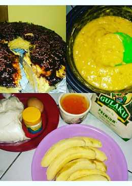 Bolu pisang no mixer, no oven !