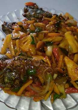 Mujair saus asam manis pedas