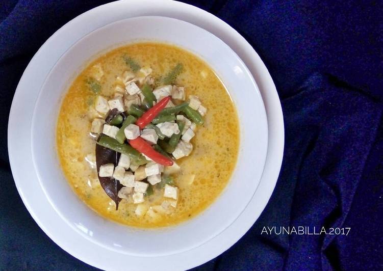 resep masakan Lodeh tahu tempe kacang