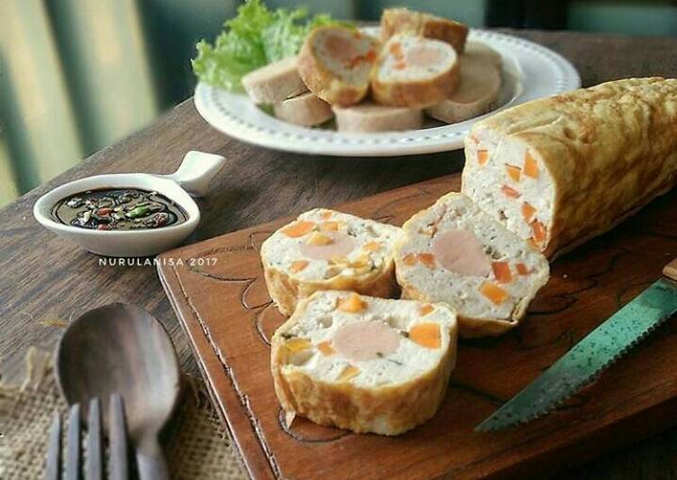 resep lengkap untuk Rolade Tahu Sosis