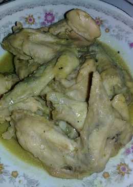 Opor ayam bumbu praktis