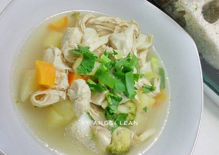 gambar untuk resep makanan Sup Ayam Bakso