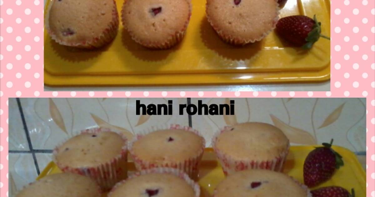 Muffin stroberi - 9 resep - Cookpad