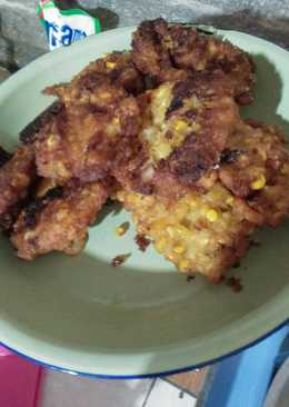 Bakwan jagung plus udang