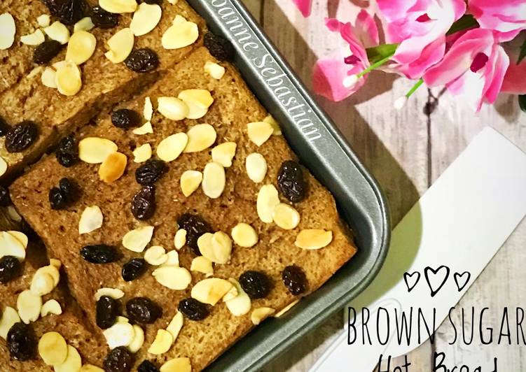 resep makanan Brown Sugar Hot Bread Puding