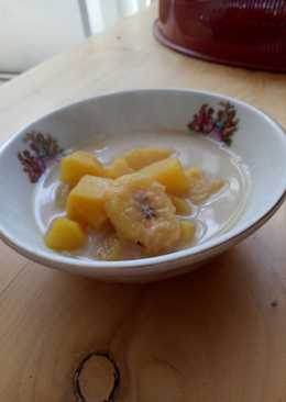 Kolak Pisang Kepok dan Ubi