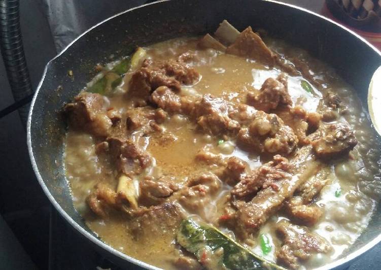 cara membuat Gulai Kambing