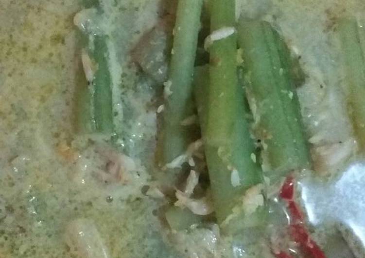 cara membuat Sayur lodeh lompong talas