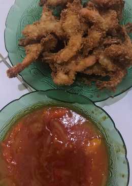 Udang goreng tepung asam manis