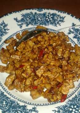 Sambel goreng Tempe (simpel, murah dan enak)