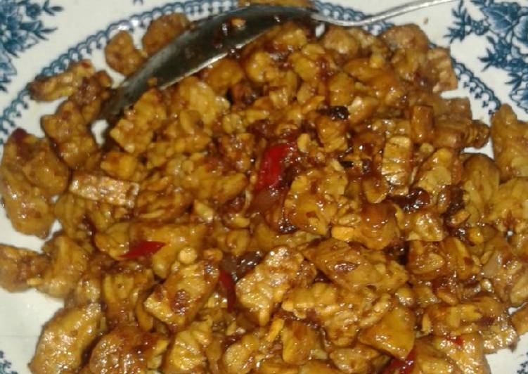 Sambel goreng Tempe (simpel, murah dan enak)