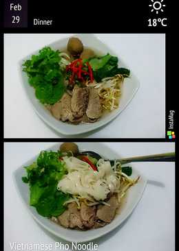 Vietnamese Pho Noodle