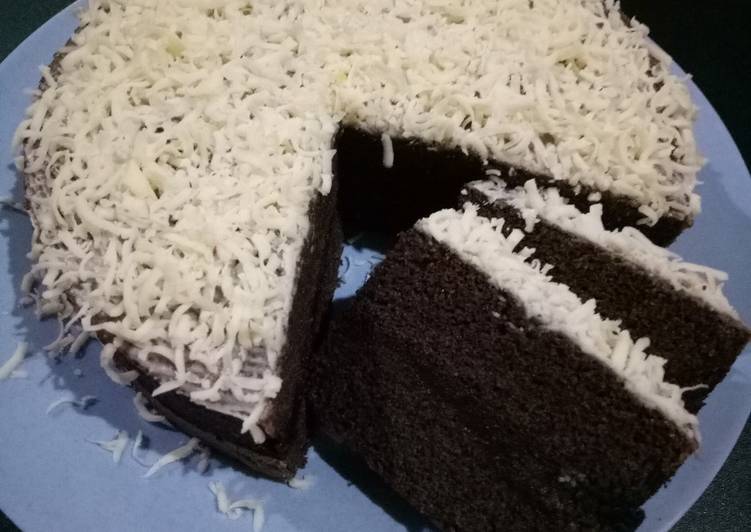 resep makanan Brownis Kukus Ketan Hitam yg nyoklat bingit