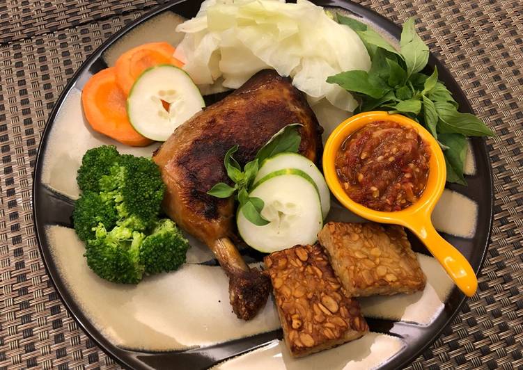 gambar untuk resep makanan Ayam bakar (Teflon) sambel terasi