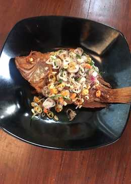 Ikan Nila Goreng Sambel Matah