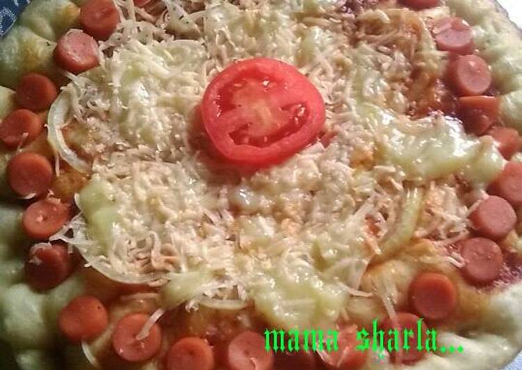 Resep pizza teflon( pasti jadi) By Sharlayanti