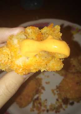 Macaroni cheese ball