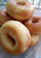 Donat Eggless empuk, gurih