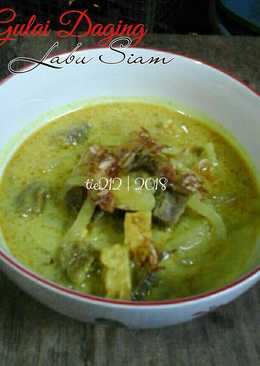 Gulai Daging Labu Siam