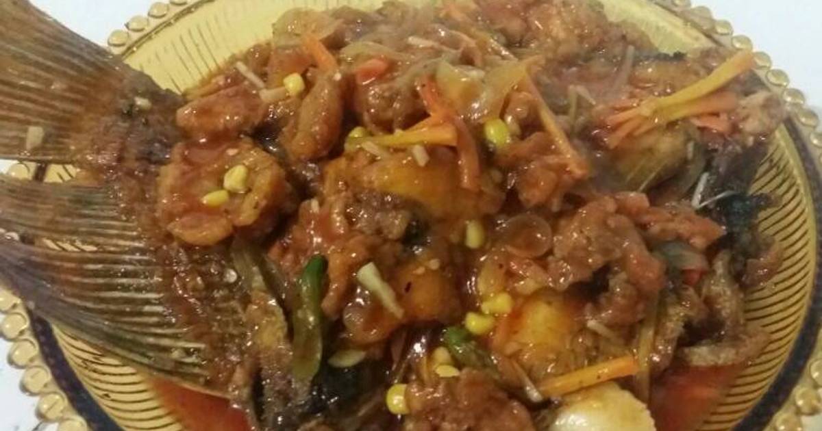 Resep Gurameh Asam Manis Pedas - Dapur Kreasi