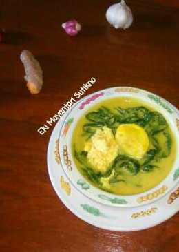 Sayur Santan Daun Singkong dan Telur