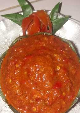 Sambal Tomat (untuk ayam goreng)