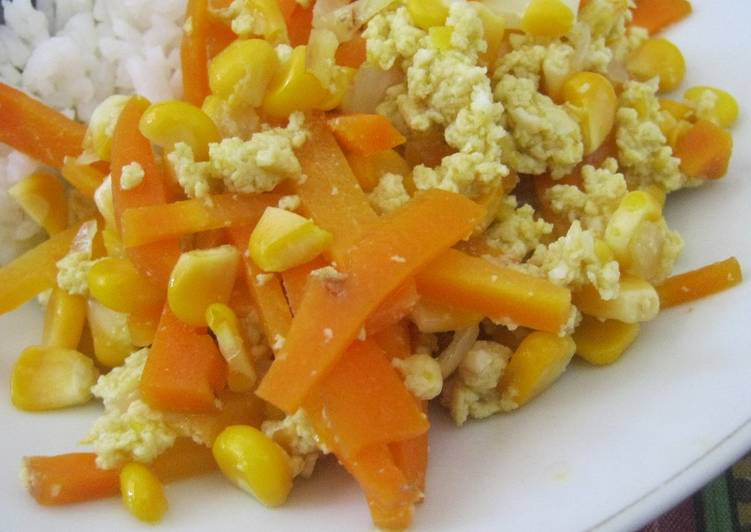 gambar untuk resep Tumis wortel, jagung, telur
