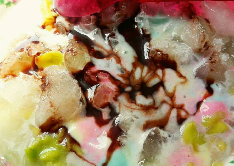 gambar untuk resep makanan Avodaco ice with paddlepop ice cream